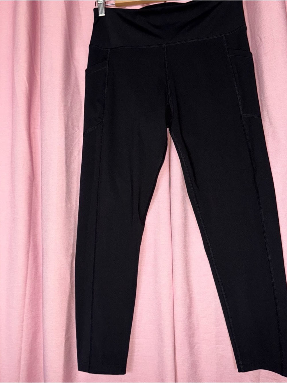 Calvin Klein Black Active Leggings with Side Pockets